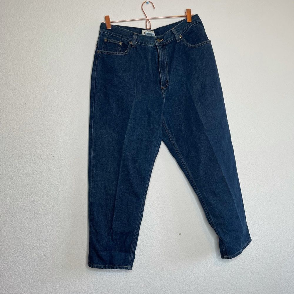 LL bean dark‎ wash petite jeans